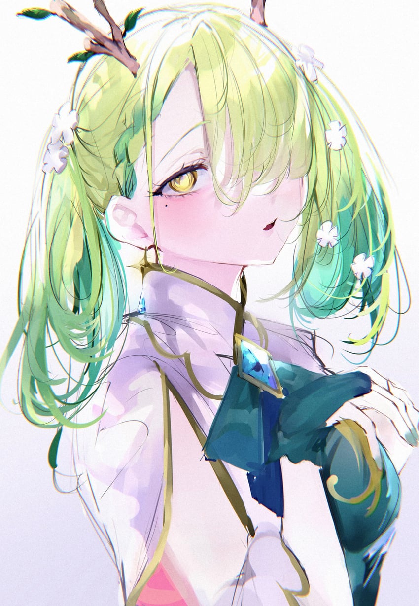 ceres fauna (hololive and 1 more) drawn by mile_(off8mile)