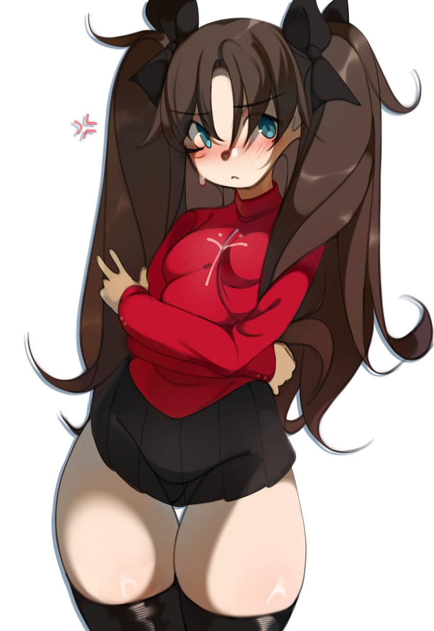 tohsaka rin (fate and 1 more) drawn by deko_morii
