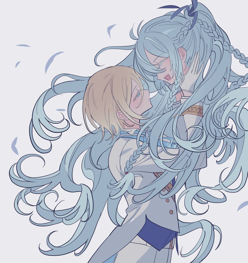 tenshouin eichi and hibiki wataru (ensemble stars!) drawn by meremero