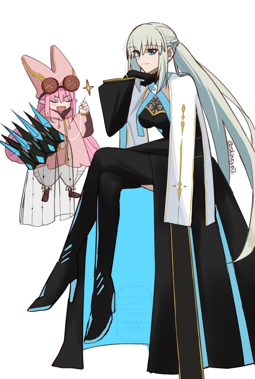 morgan le fay and habetrot (fate and 1 more) drawn by shintyoi2