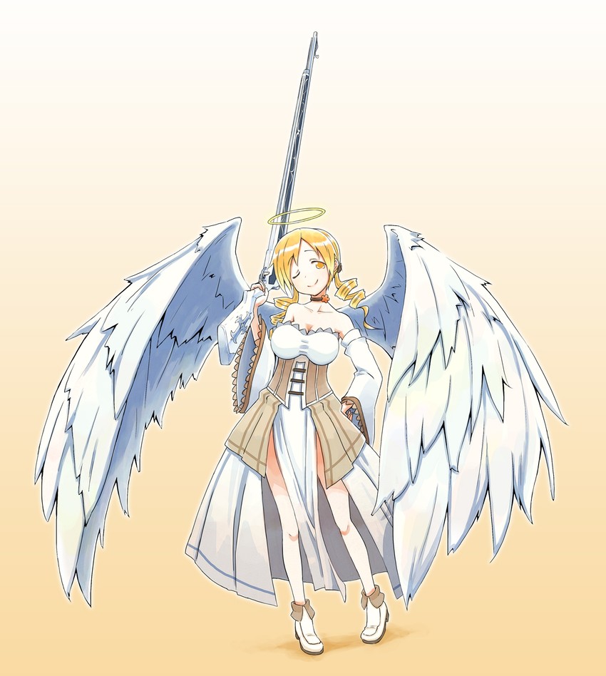 tomoe mami (mahou shoujo madoka magica) drawn by kirigaya_yuuji