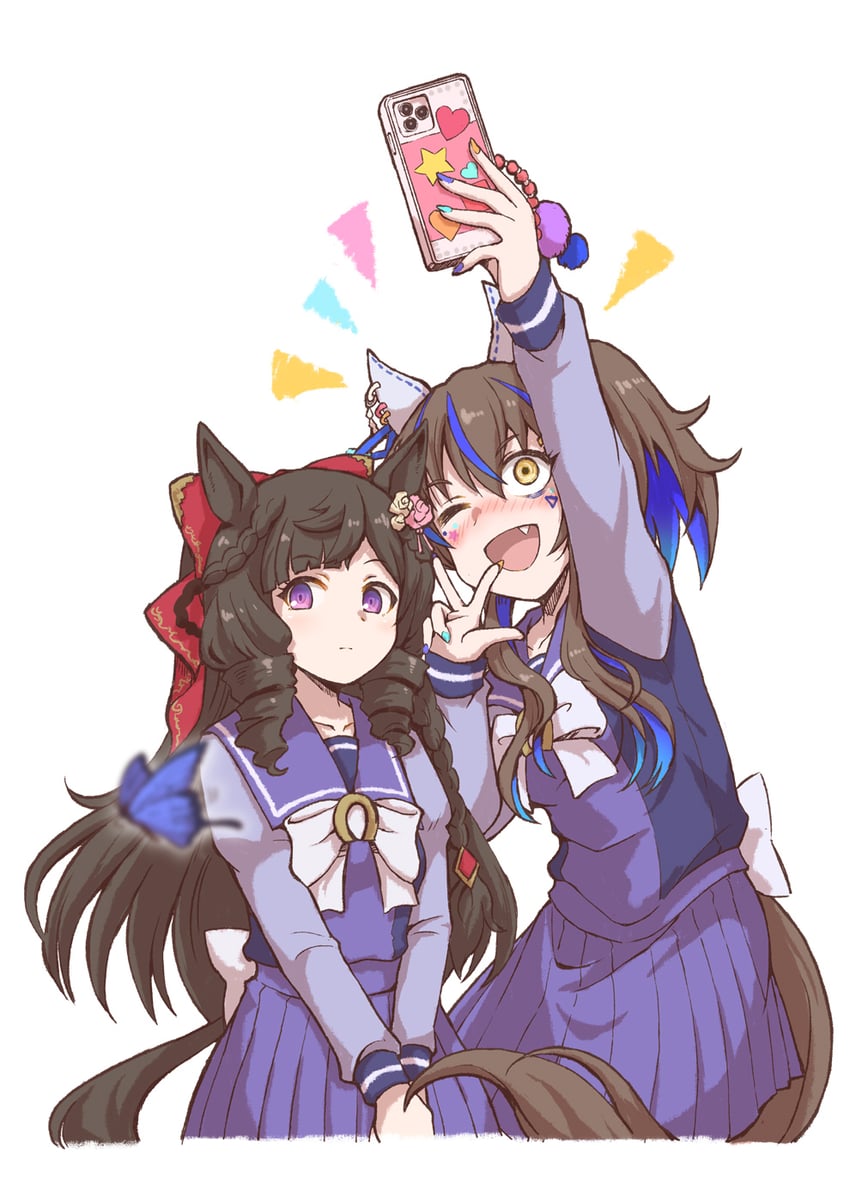 daitaku helios and daiichi ruby (umamusume) drawn by satomura_kyou