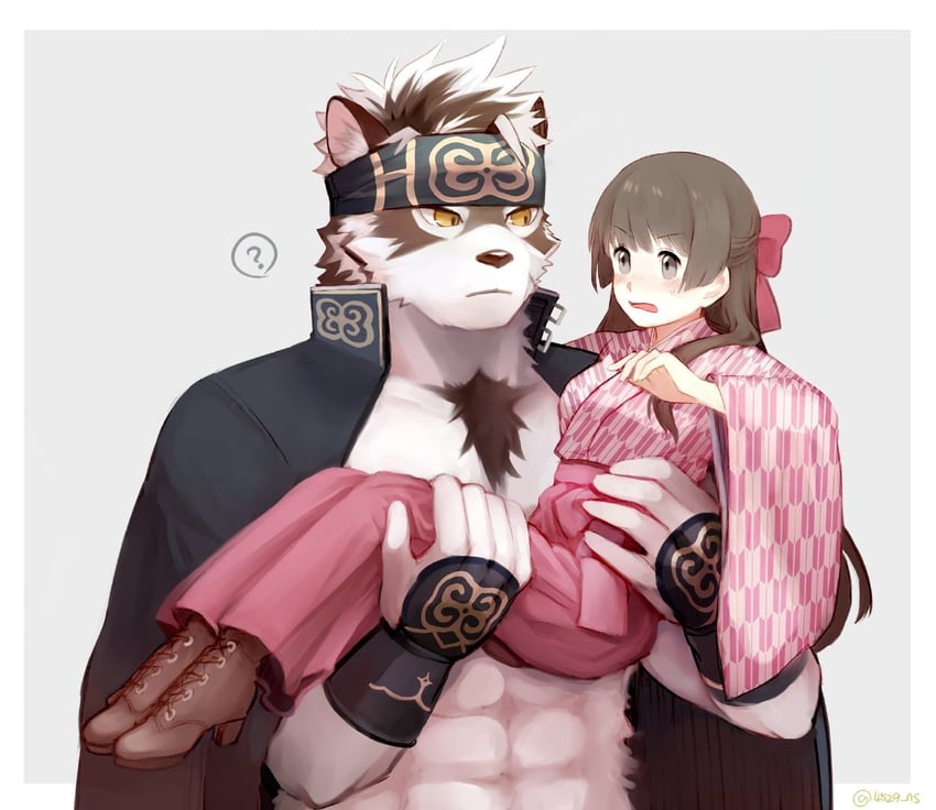 protagonist 2 and horkeu kamui (tokyo afterschool summoners) drawn by crrispy_shark
