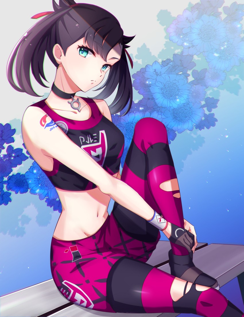 marnie (pokemon and 1 more) drawn by enami_aya