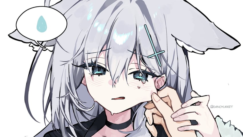 shiroko and shiroko terror (blue archive) drawn by dandandanholo