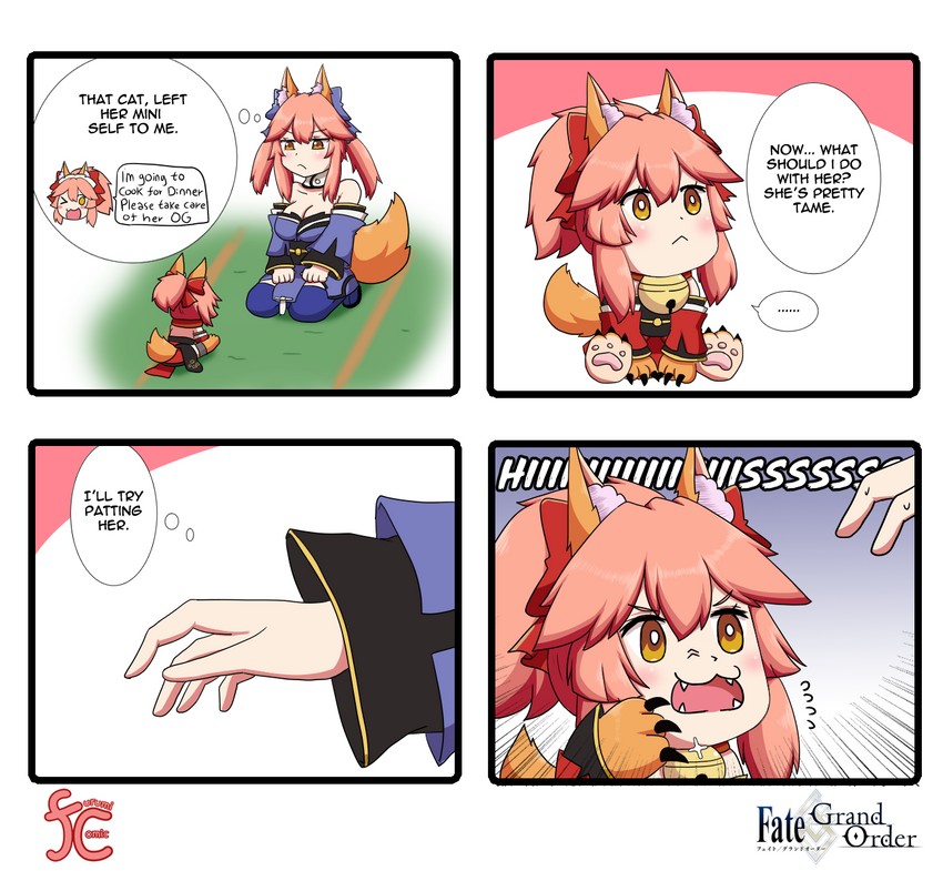 tamamo, tamamo no mae, and tamamo cat (fate and 3 more) drawn by keita_naruzawa