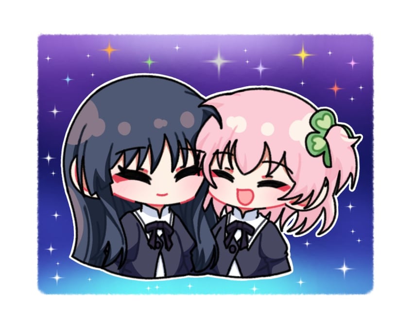 hitotsuyanagi riri and shirai yuyu (assault lily) drawn by yui_(yui1115_)