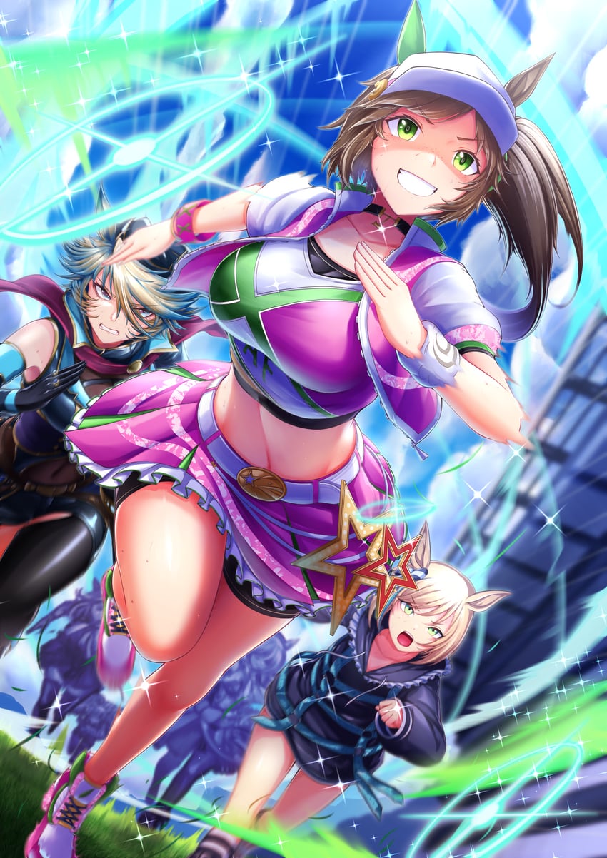 ines fujin and little cocon (original and 1 more) drawn by same_kujira_(challenger_310)