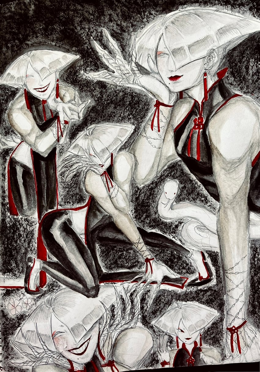 a.k.i. (street fighter and 1 more) drawn by milachea