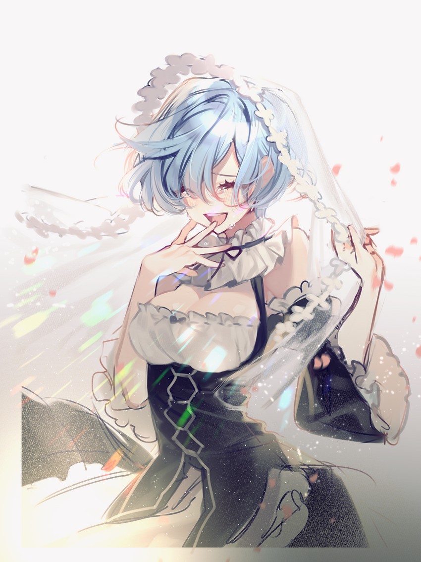 rem (re:zero kara hajimeru isekai seikatsu) drawn by am_(deritsi411)