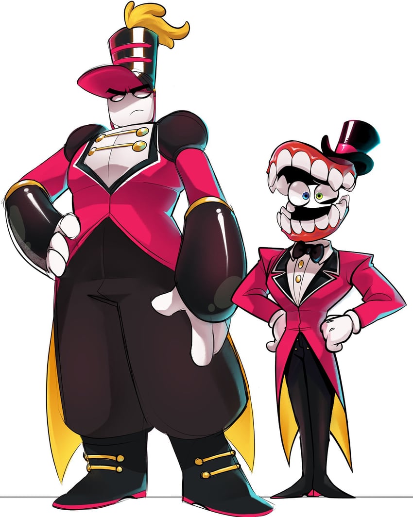 caine (the amazing digital circus and 1 more) drawn by burrotello