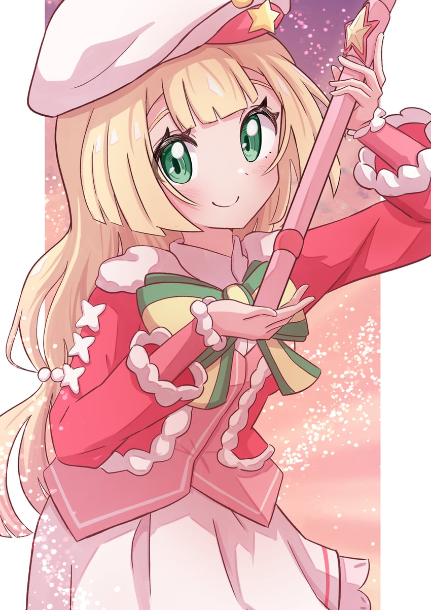 lillie (pokemon and 1 more) drawn by rono_(lethys)