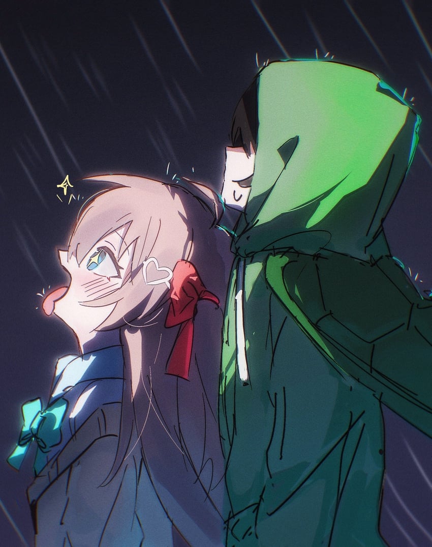 neuro-sama and vedal987 (indie virtual youtuber and 1 more) drawn by pinkpink939
