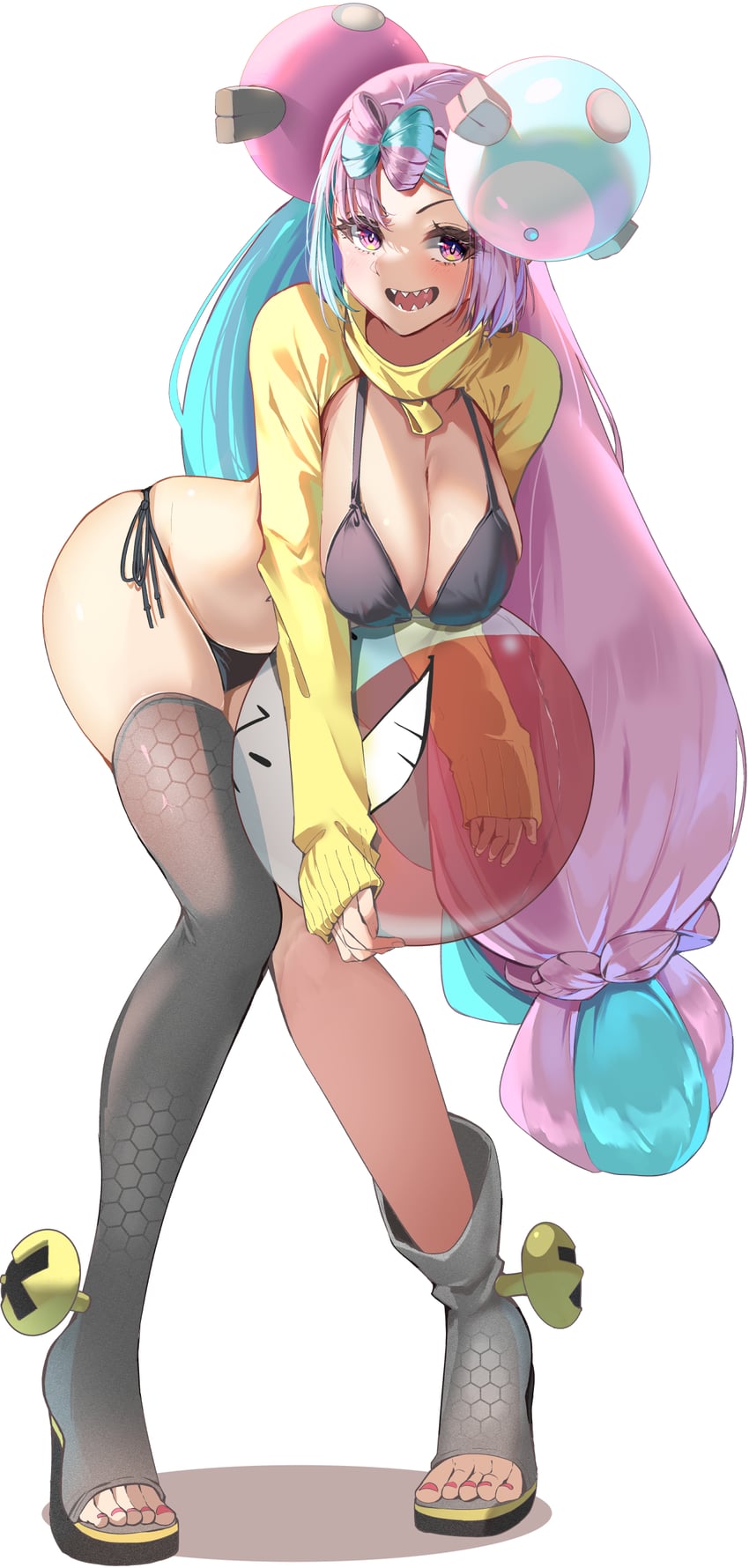 iono (pokemon and 1 more) drawn by momdy_(talesshinja)