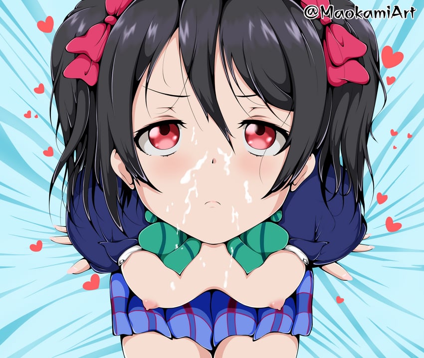 yazawa nico (love live! and 1 more) drawn by maokami