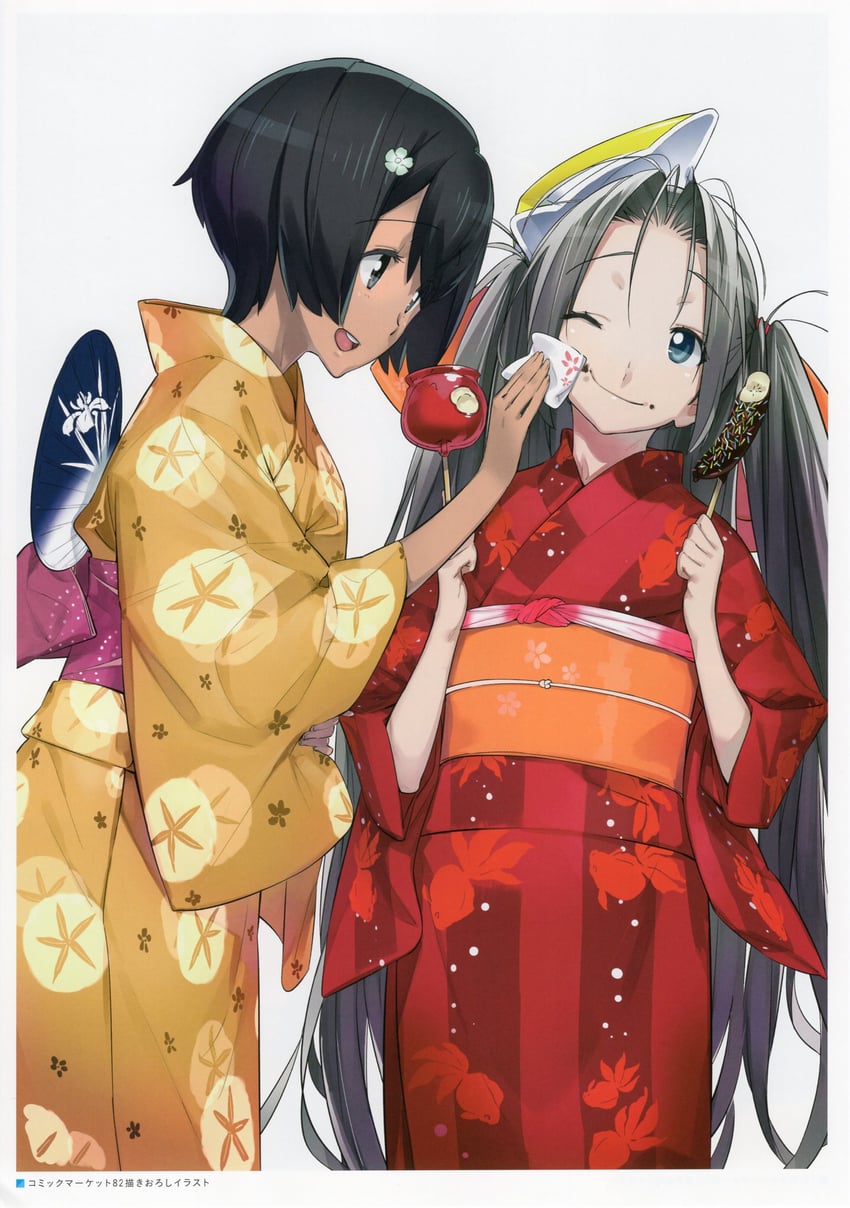 yukifune airi and daitoku junna (robotics;notes) drawn by fukuda_tomonori