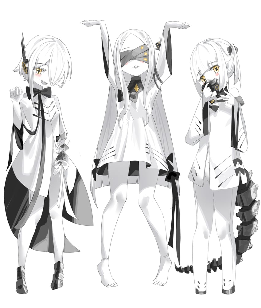 ein, sof, and ohr (blue archive) drawn by firecracker_(user_kgxp3553)