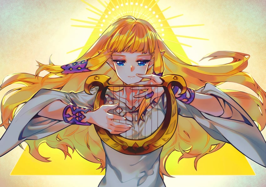 princess zelda (the legend of zelda and 1 more) drawn by xiina