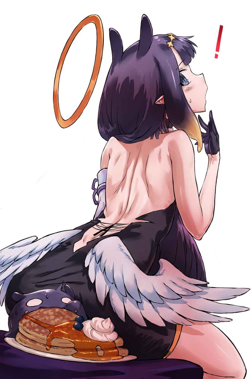 ninomae ina'nis and takodachi (hololive and 1 more) drawn by haraya_manawari