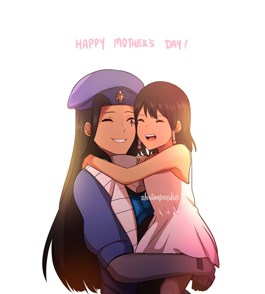 pharah, ana, and captain amari (overwatch and 1 more) drawn by supershrimpcakes