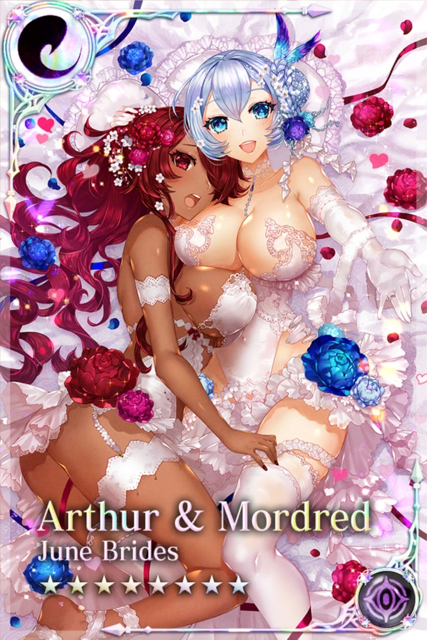mordred and arthur (age of ishtaria) drawn by apt