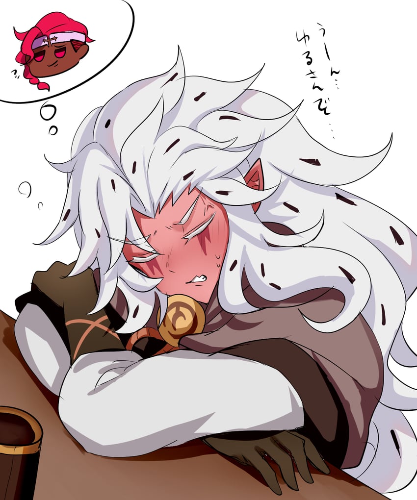 pitaya dragon cookie and wildberry cookie (cookie run and 1 more) drawn by mx_pyuta1
