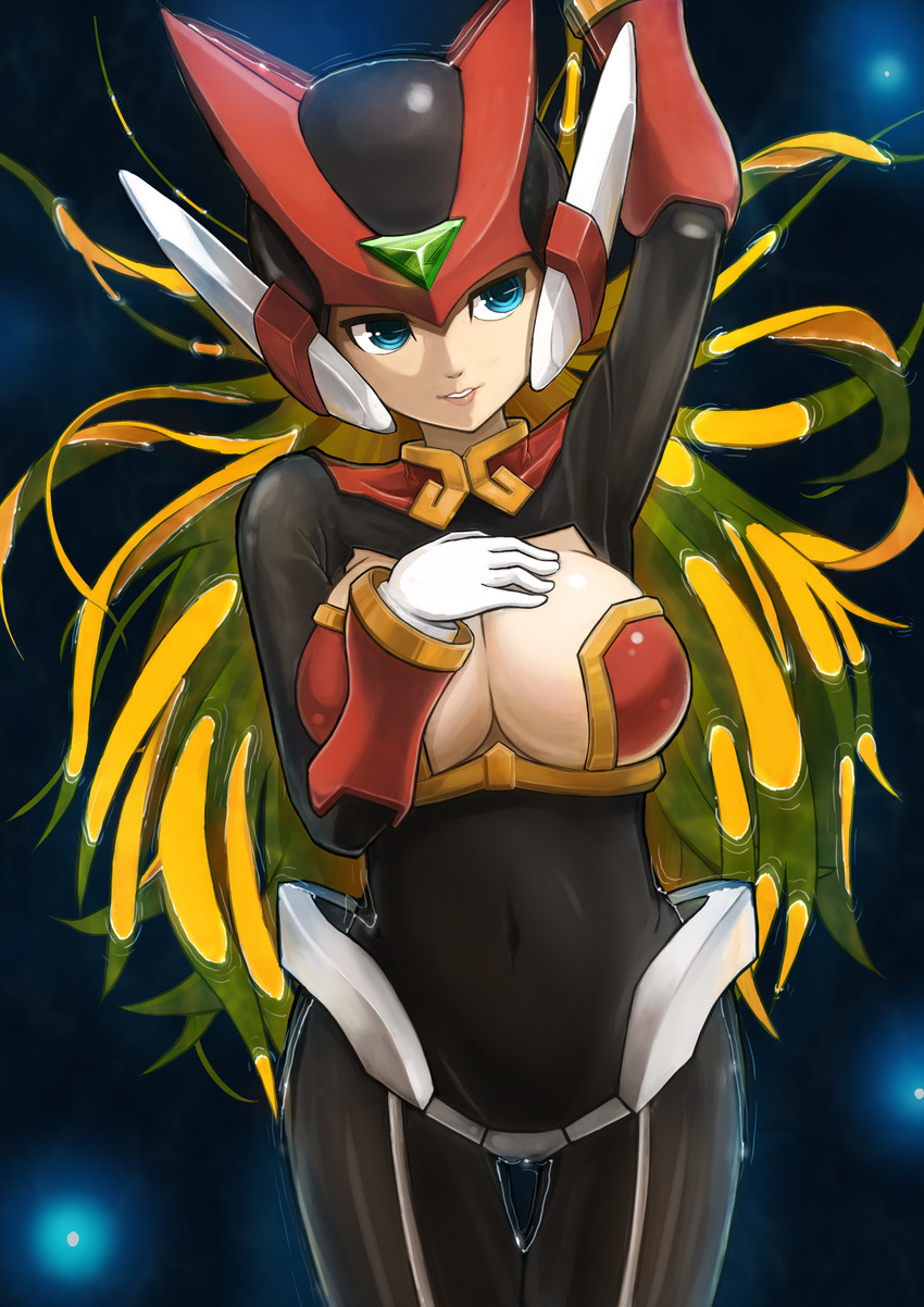 zero and zero(z) (mega man and 1 more) drawn by pandalee