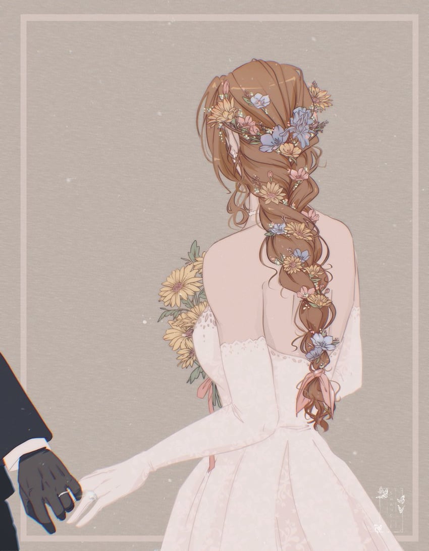 aerith gainsborough (final fantasy and 1 more) drawn by shanlieart