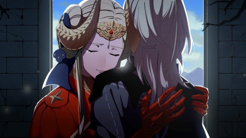 edelgard von hresvelg and female byleth (fire emblem and 1 more) drawn by kurahana_chinatsu