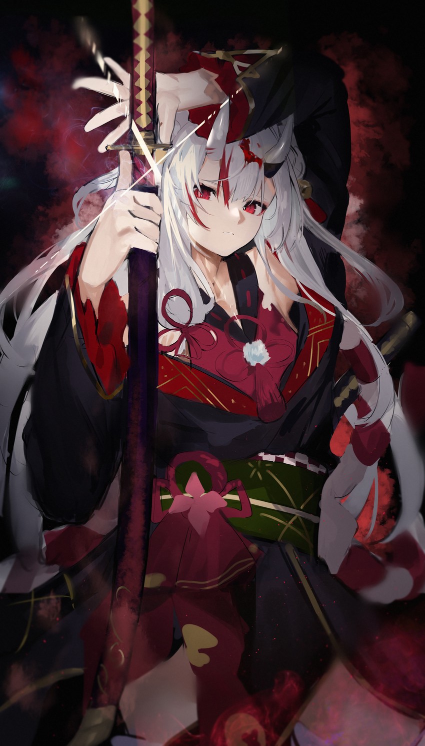 nakiri ayame (hololive and 1 more) drawn by yakihoko