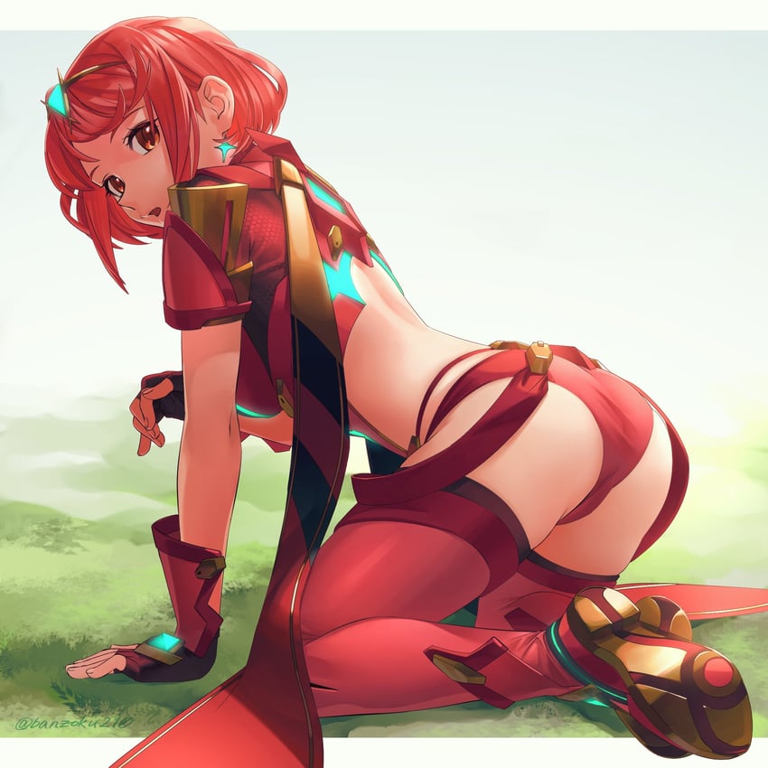 pyra (xenoblade chronicles and 1 more) drawn by asagi_(banzoku210)