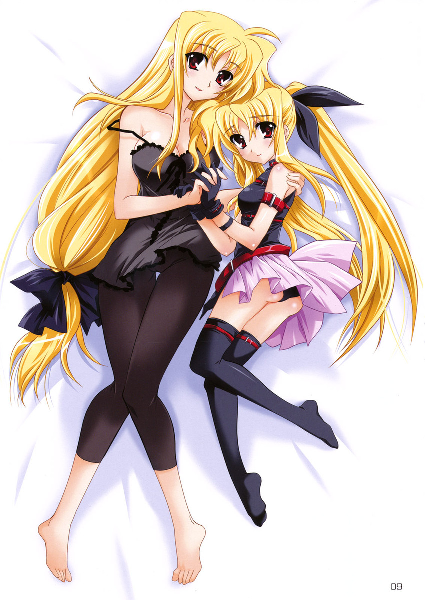 fate testarossa (lyrical nanoha and 2 more) drawn by kanna_(plum)