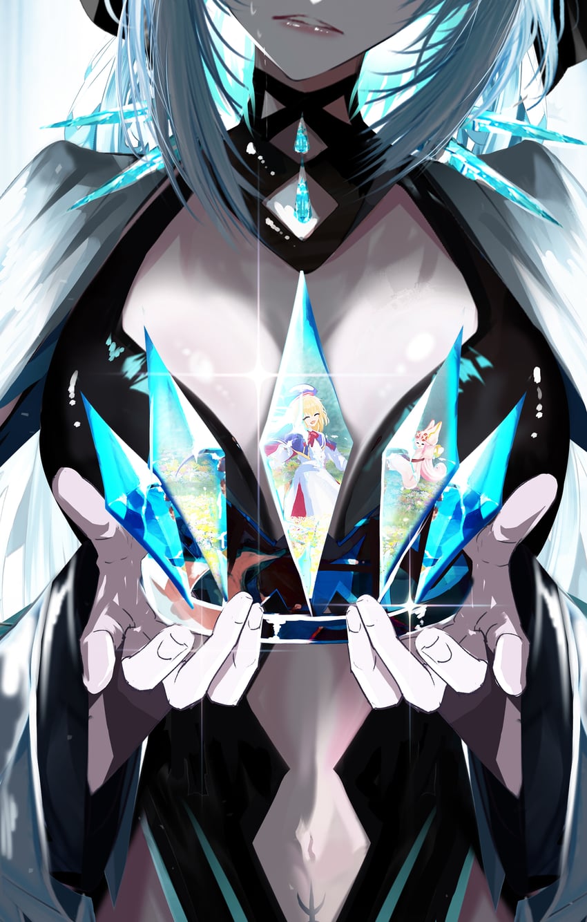 morgan le fay, aesc, and habetrot (fate and 1 more) drawn by antinese