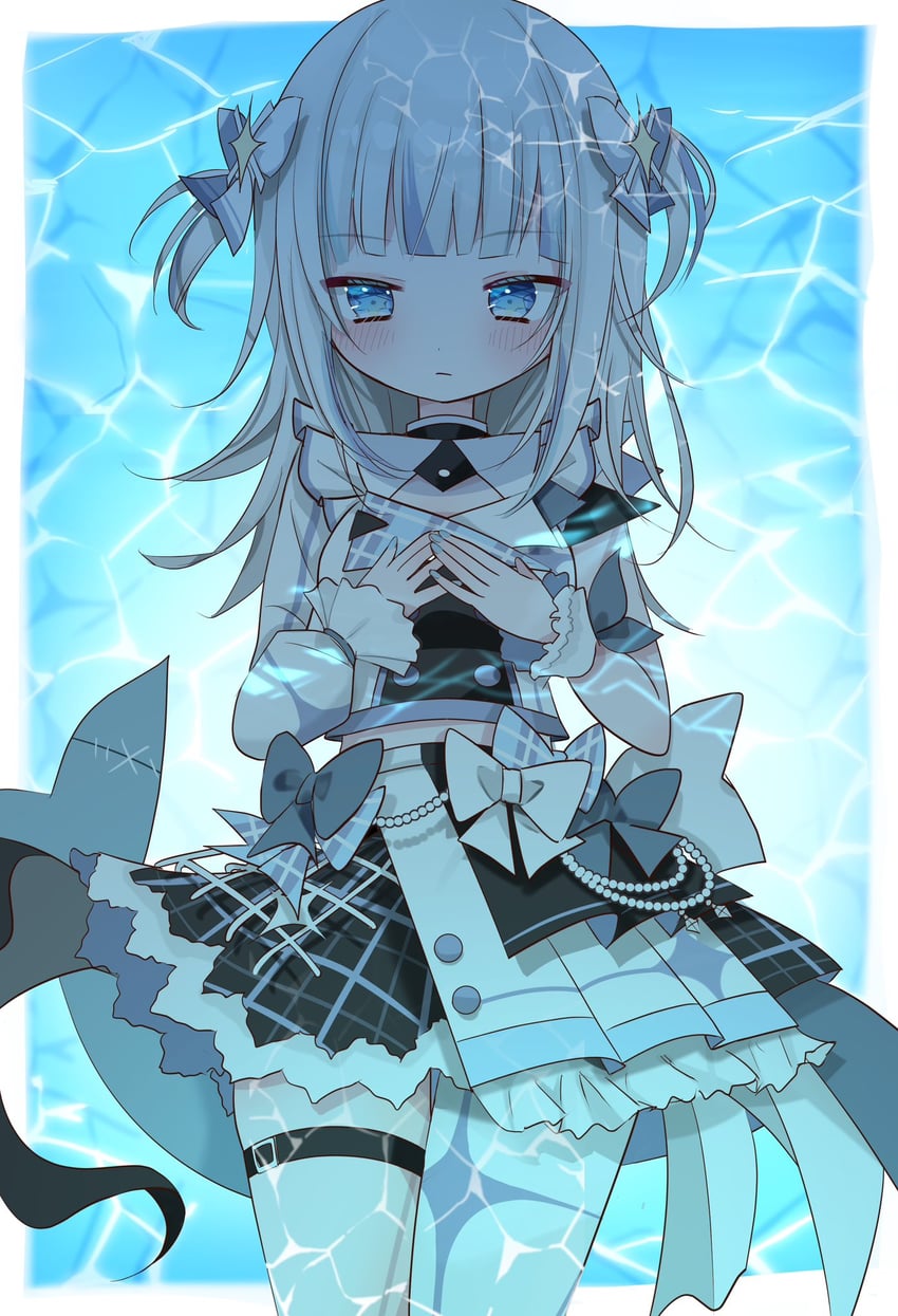 gawr gura (hololive and 1 more) drawn by tsuru_comic