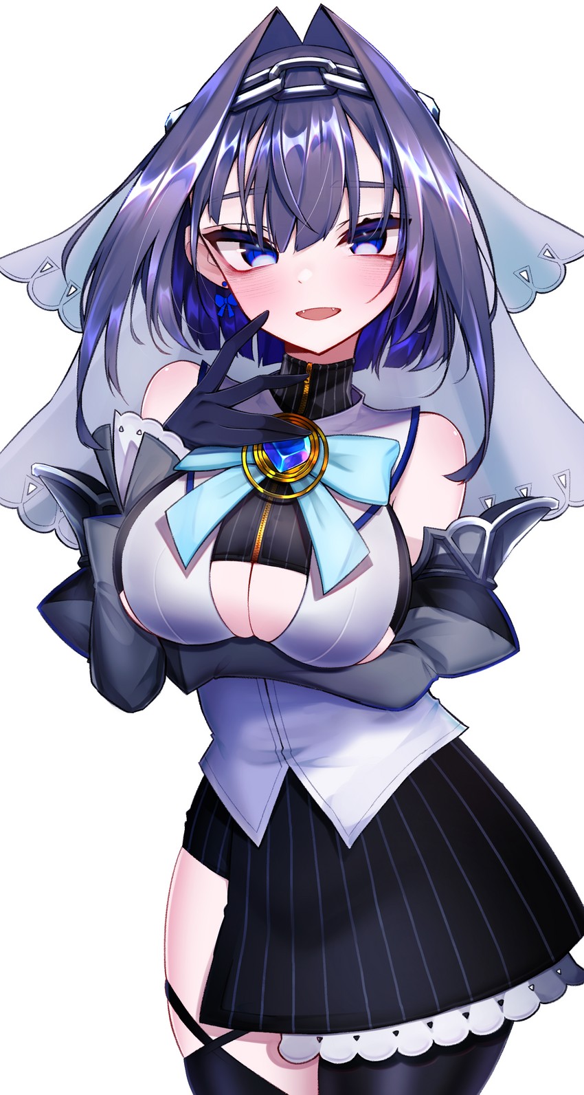 ouro kronii (hololive and 1 more) drawn by myanja