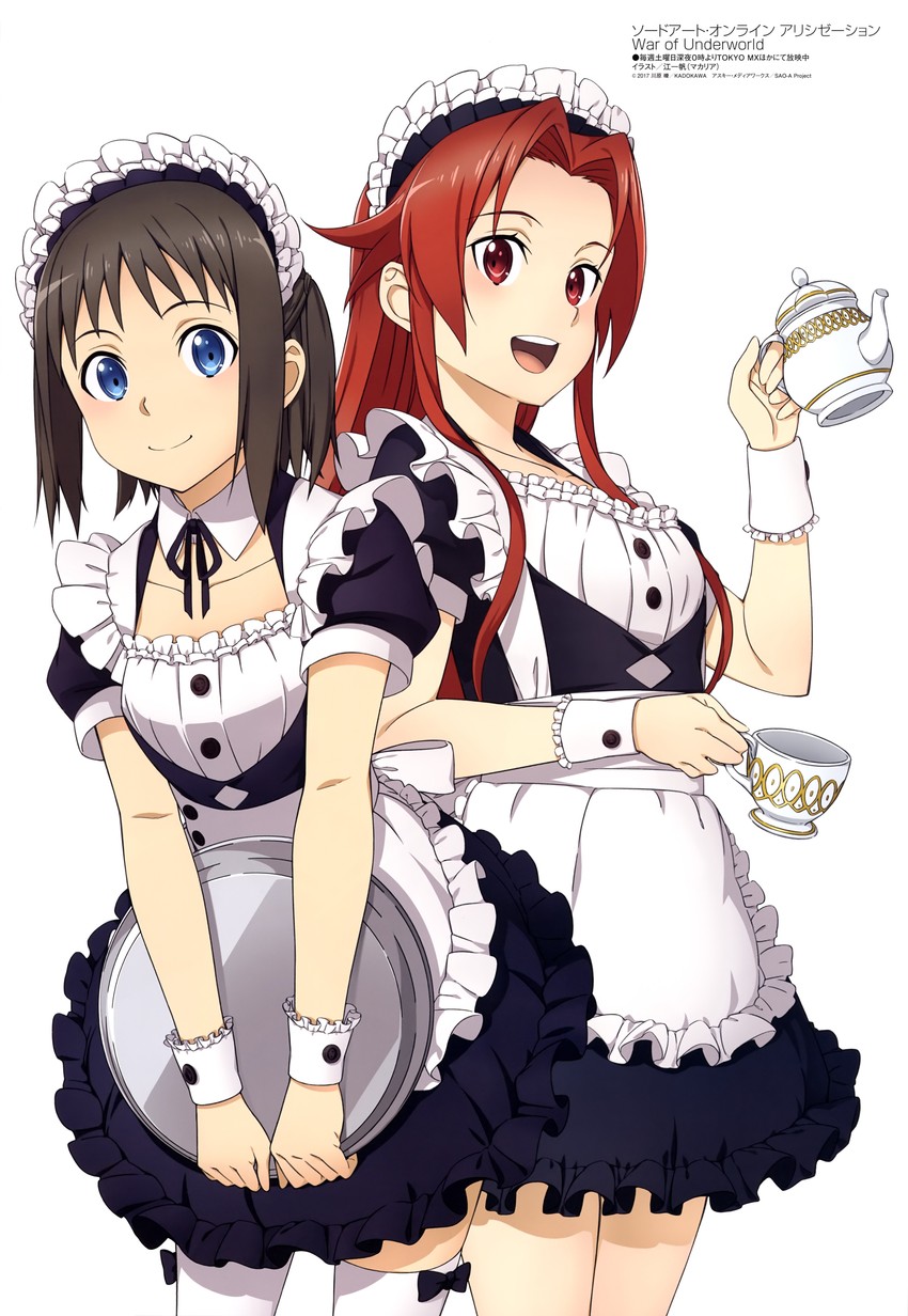 ronye arabel and tiese schtrinen (sword art online and 3 more) drawn by jiang_yifan