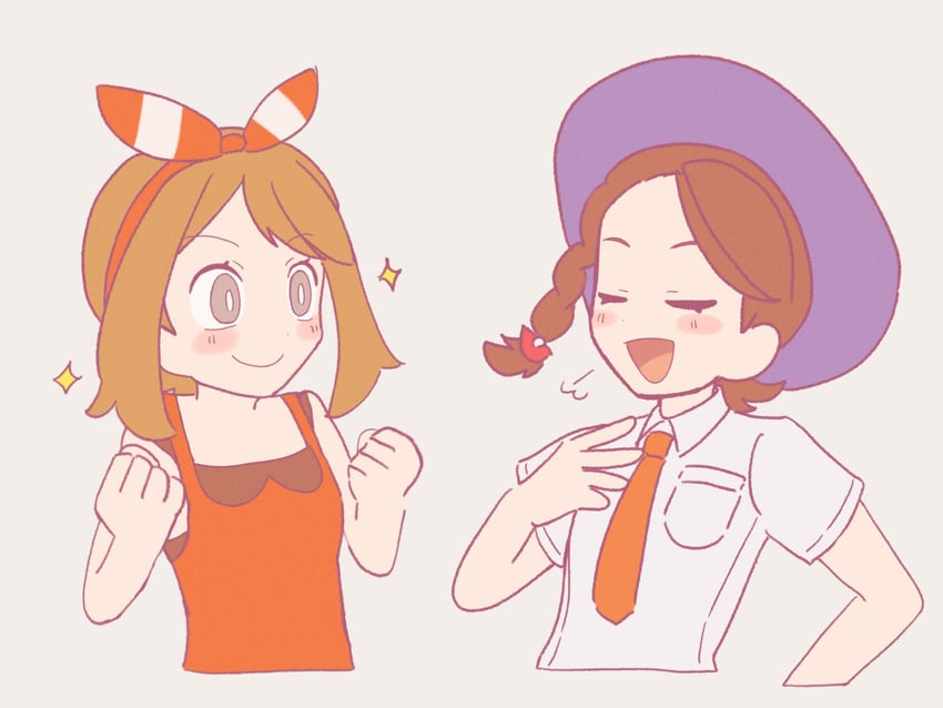 may and juliana (pokemon and 3 more) drawn by hiiro99522