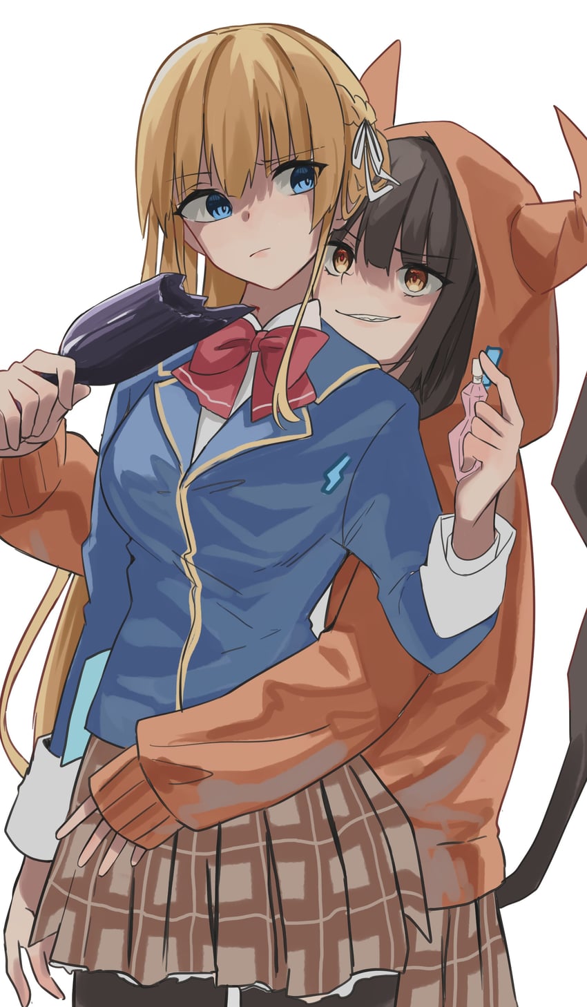 asakura karen and toujou tsukasa (heaven burns red) drawn by anko_(ankoromoti_grma)