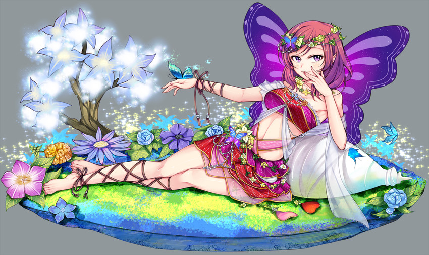 nishikino maki (love live! and 2 more) drawn by kalian