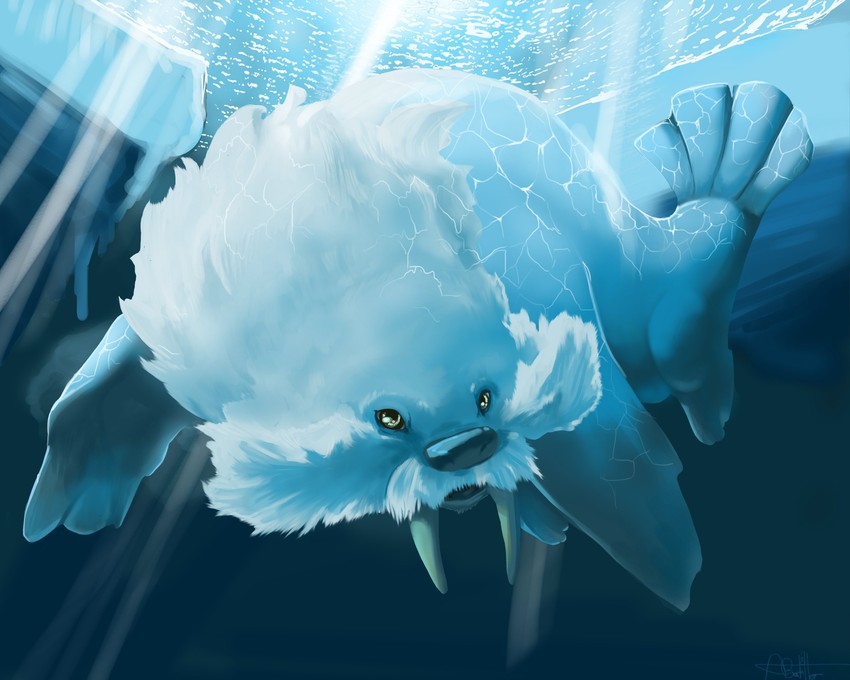 walrein (pokemon) drawn by duroxas