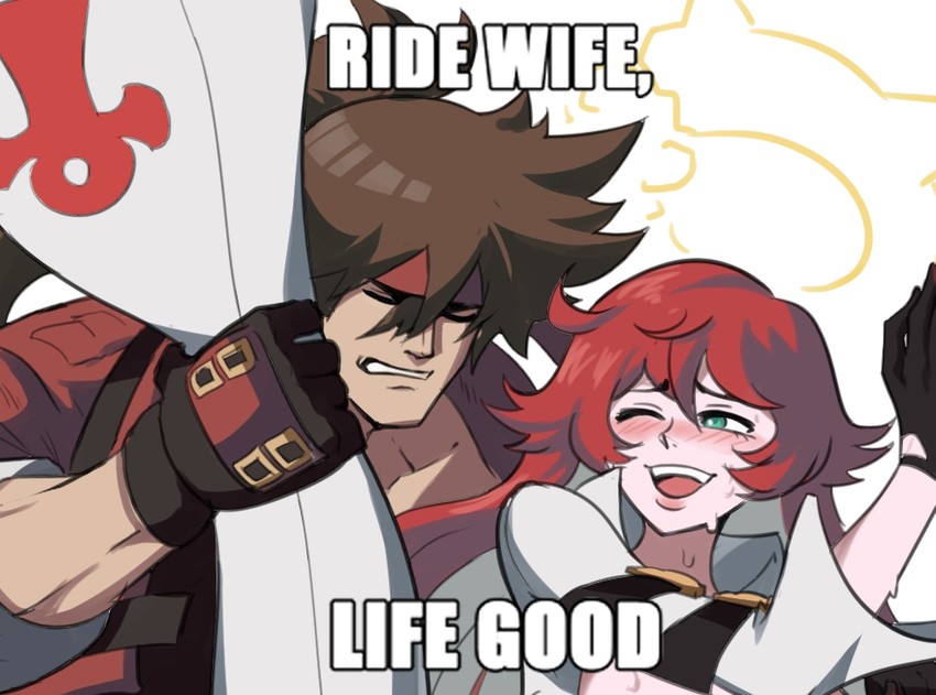 jack-o' valentine and sol badguy (guilty gear and 1 more) drawn by tina_fate