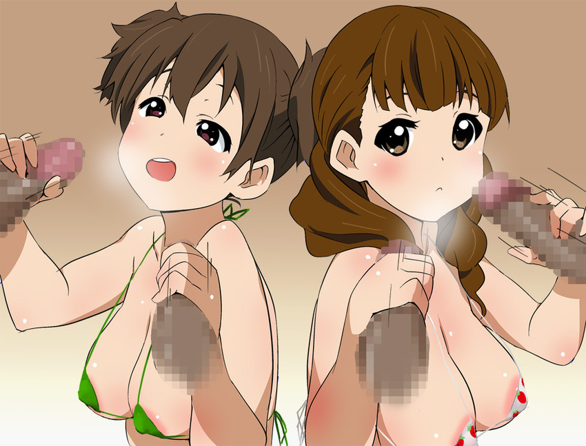 suzuki jun and wakaouji ichigo (k-on!) drawn by tsubaki_(tsubakiyasan)