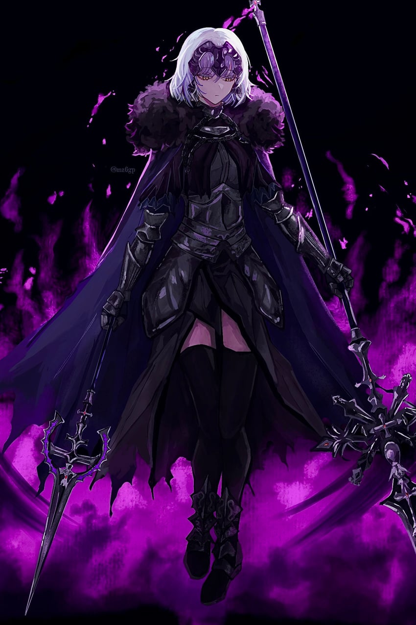 jeanne d'arc alter (fate and 1 more) drawn by mz6gp