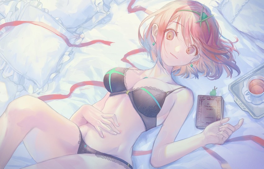 pyra (xenoblade chronicles and 1 more) drawn by fujie-yz