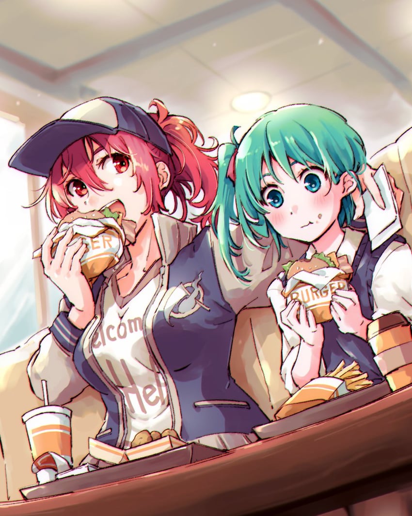 shiki eiki and onozuka komachi (touhou) drawn by kitsune_maru