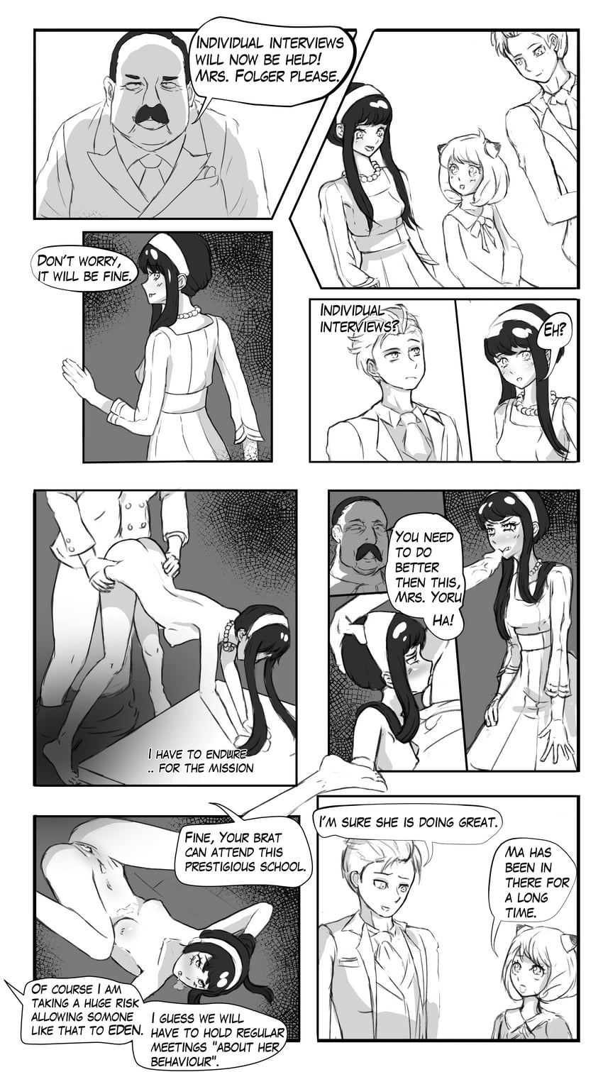 yor briar, anya, twilight, and murdoch swan (spy x family) drawn by deagodni