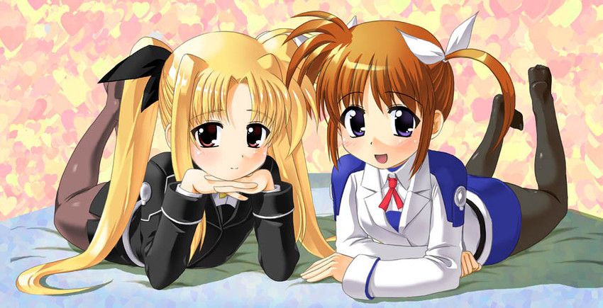 fate testarossa and takamachi nanoha (lyrical nanoha and 1 more)