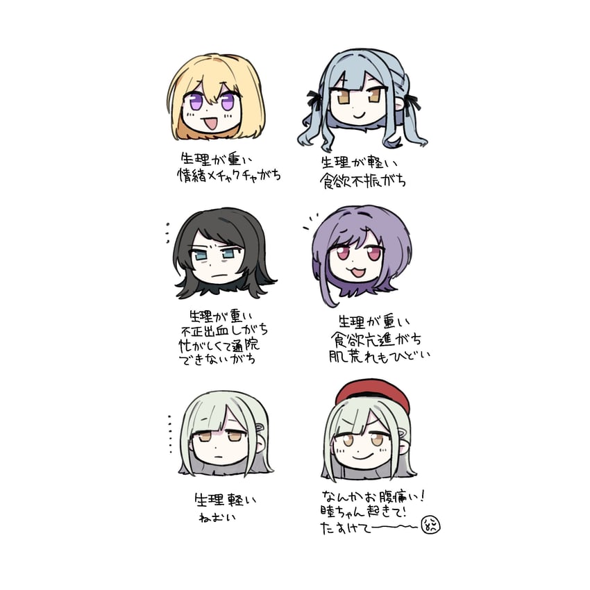 togawa sakiko, wakaba mutsumi, yahata umiri, misumi uika, mortis, and 1 more (bang dream! and 1 more) drawn by rkrkmnab