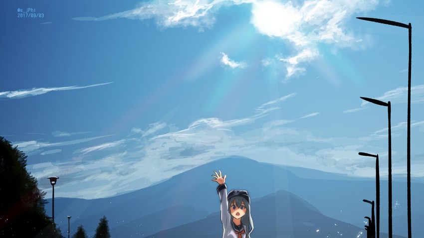 hibiki (kantai collection) drawn by doushi_tatsu_to_dekkai_no