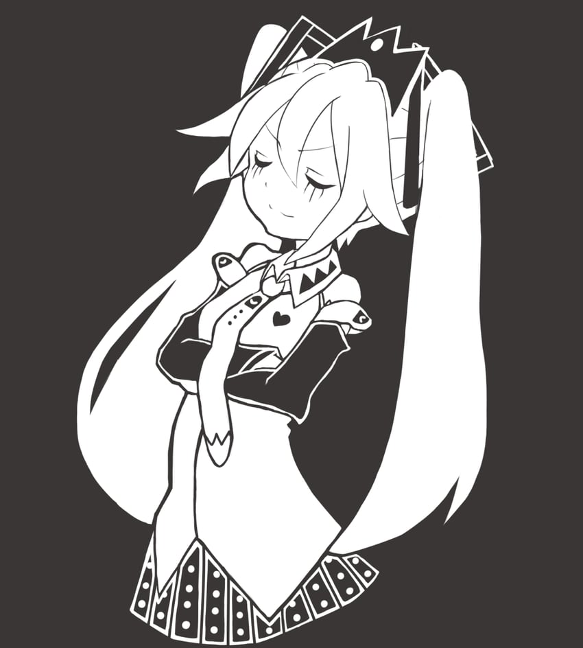 hatsune miku (vocaloid and 1 more) drawn by tsunotsuki_(uguisu_maccha)